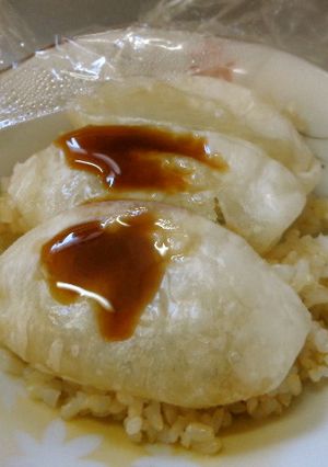 最速のレンジで餃子ライス-レシピのメイン写真