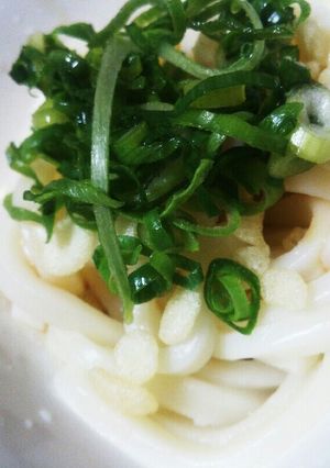 オリーブオイルのおうどん-レシピのメイン写真
