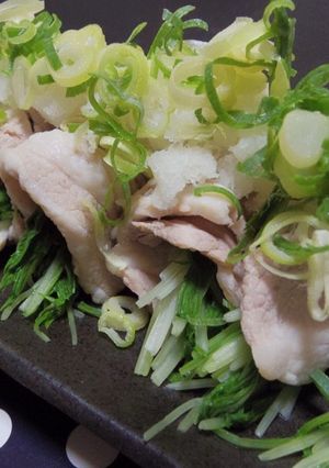 簡単でヘルシー♡水菜のしゃぶしゃぶ巻き-レシピのメイン写真