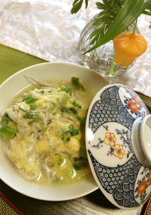 簡単☆いかなごの卵とじ-レシピのメイン写真