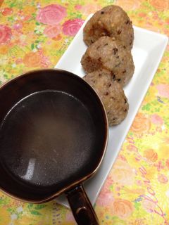 焼きおにぎり茶漬け*夜食に!-レシピのメイン写真