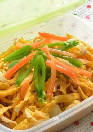 ちらし風焼きそば弁当-レシピのメイン写真
