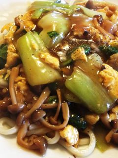 青梗菜としめじの あんかけうどん♪-レシピのメイン写真