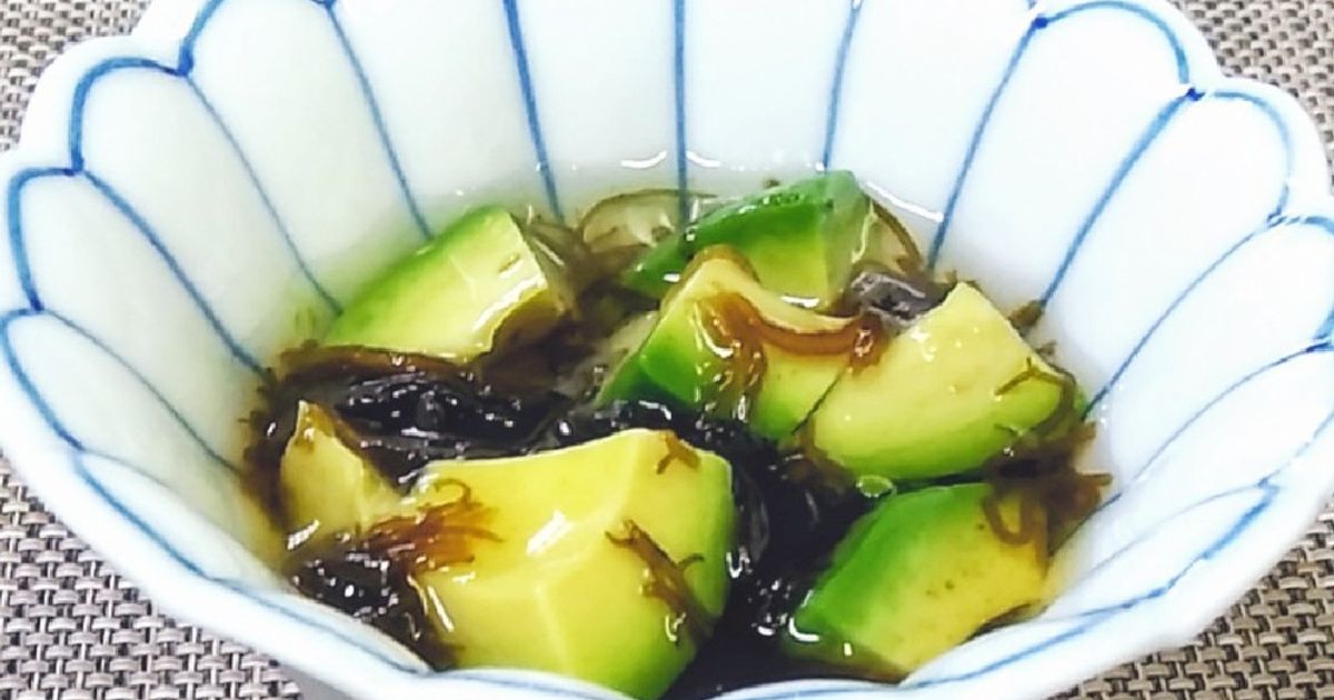 もずく酢＆アボカド めっちゃ合います♬ by ♪こみき♪ 【クックパッド