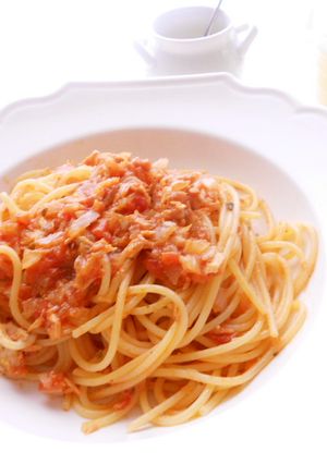 簡単　ツナのトマトソースパスタ-レシピのメイン写真