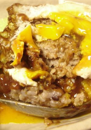 ボリュームたっぷり!ロコモコ丼-レシピのメイン写真