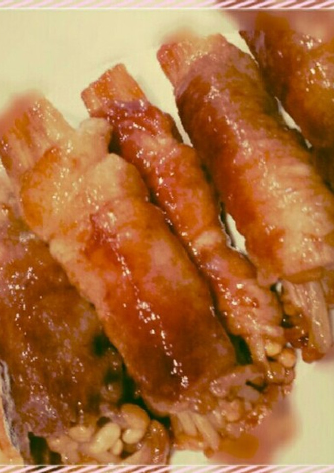 エノキの豚肉巻き♪-レシピのメイン写真