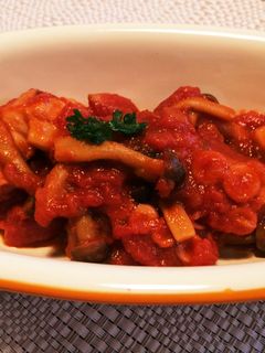 タコときのこのトマト煮-レシピのメイン写真