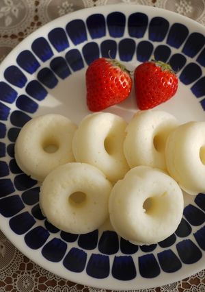 米粉の焼きドーナツ④クリームチーズ-レシピのメイン写真