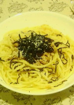ごま油かおる塩こんぶと納豆のパスタ-レシピのメイン写真