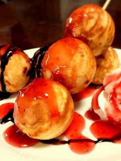 たこ焼き器でお菓子◎ホットケーキ団子♪-レシピのメイン写真