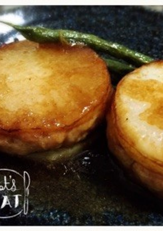 大根と挽き肉のはさみ焼き-レシピのメイン写真