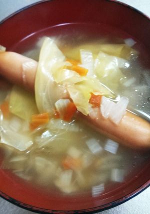 コンソメ◆ウインナーと野菜たち-レシピのメイン写真