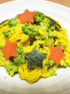 レンジでブロッコリーとカボチャサラダ-レシピのメイン写真