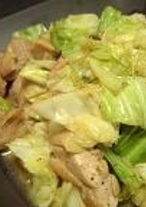 鶏肉とキャベツのマヨネーズ炒め-レシピのメイン写真