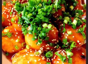 卯の花リメイク！ケチャップあんの肉団子-レシピのメイン写真