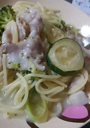 フライパン一つでクリームパスタ-レシピのメイン写真