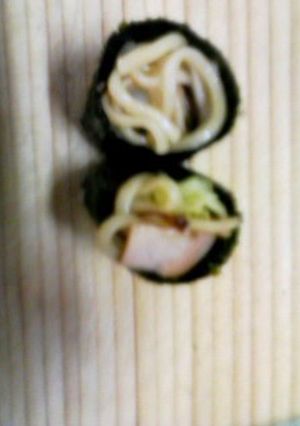 ☆カンタン一口焼きそばのり巻-レシピのメイン写真
