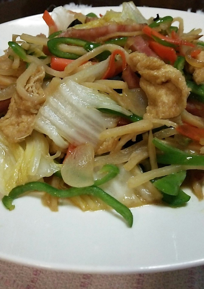 あまり野菜のオイスターソース炒め-レシピのメイン写真