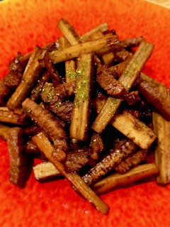 ごぼうと牛の甘辛煮 山椒ぴりり-レシピのメイン写真