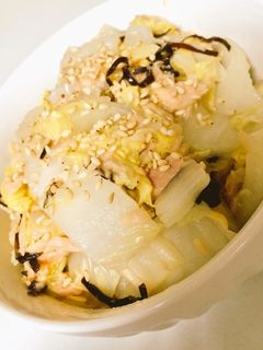 あと一品!超簡単★白菜のごまドレサラダ-レシピのメイン写真