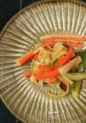 セロリと人参の中華風サラダ♪-レシピのメイン写真
