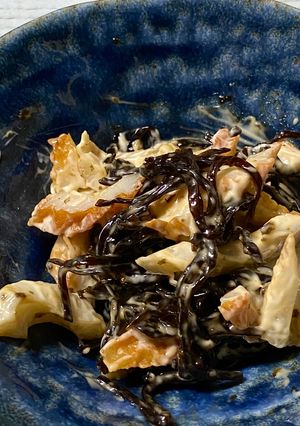 夫が喜こんぶ！ちくわと佃煮昆布のマヨ和え-レシピのメイン写真