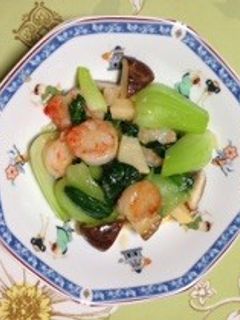 海老と青梗菜の中華炒め-レシピのメイン写真