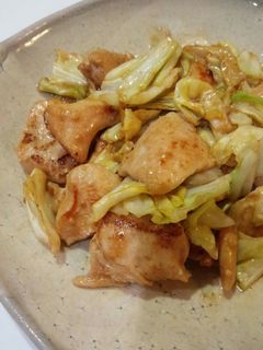 鶏むね肉とキャベツのマヨ炒め-レシピのメイン写真