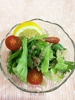 ナマが美味しい!春菊のサラダ-レシピのメイン写真