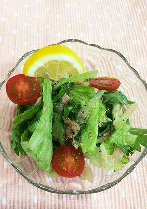 ナマが美味しい！春菊のサラダ-レシピのメイン写真