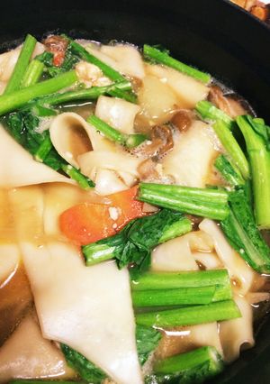 おっきりこみ 風あったか煮込みうどん！-レシピのメイン写真