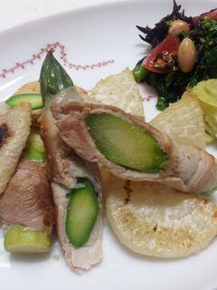 大根とアスパラ豚肉巻きの柚子胡椒風味-レシピのメイン写真