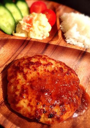 ハンバーグ-レシピのメイン写真