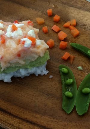 離乳食(中期)でひな祭り-レシピのメイン写真