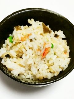 グリーンピースと桜えびご飯-レシピのメイン写真