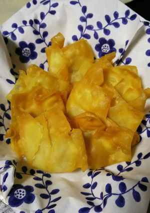 おつまみにソフトいかの揚げワンタン-レシピのメイン写真