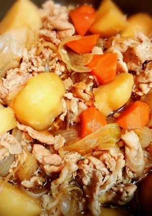 簡単！適当！水なし肉じゃが-レシピのメイン写真