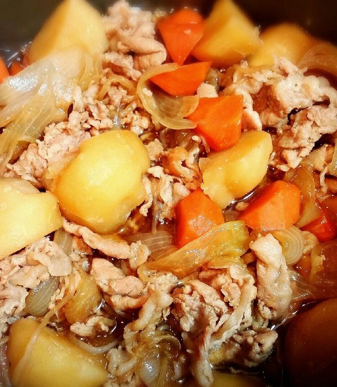 簡単！適当！水なし肉じゃが-レシピのメイン写真
