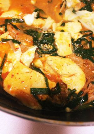 豆腐トロトロのスンドゥブ（豆腐チゲ）-レシピのメイン写真