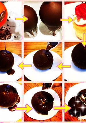 キスマイ チョコで！チョーコードーム-レシピのメイン写真