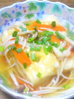 ちょっと上品な?きのこあんの揚げだし豆腐-レシピのメイン写真