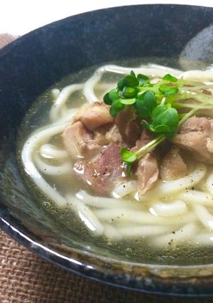缶詰で簡単&時短‼︎やきとりうどん☆-レシピのメイン写真