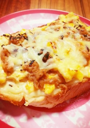 照り焼きオープンサンド♩-レシピのメイン写真