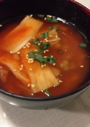 元気の素❗️即席キムチ納豆汁-レシピのメイン写真