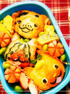 簡単キャラ弁☆マスターニャーダ-レシピのメイン写真