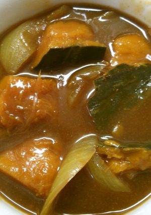 簡単！ かぼちゃ 玉ねぎ スープカレー♪-レシピのメイン写真