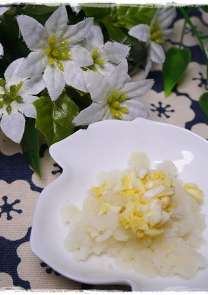 離乳食後期　じゃがいもと卵の和え物-レシピのメイン写真