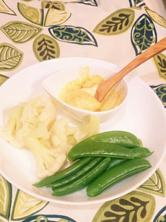 カレーマヨ☆ディップ!春野菜・お弁当に-レシピのメイン写真