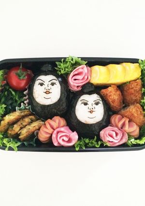 マツコ デラックス♡おにぎり キャラ弁♡-レシピのメイン写真